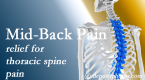 Most Chiropractic Clinic delivers gentle chiropractic treatment to relieve mid-back pain in the thoracic spine. 