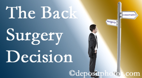 Murfreesboro back surgery for a disc herniation is an option to be carefully studied before a decision is made to proceed. 