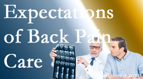 The pain relief expectations of Murfreesboro back pain patients influence their satisfaction with chiropractic care. What is realistic?
