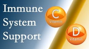 Most Chiropractic Clinic presents details about the benefits of vitamins C and D for the immune system to fight infection. 