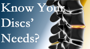 Your Murfreesboro chiropractor thoroughly understands spinal discs and what they need nutritionally. Do you?