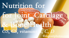 Most Chiropractic Clinic explains the benefits of vitamins A, C, and D as well as glucosamine and chondroitin sulfate for cartilage, joint and bone health. 