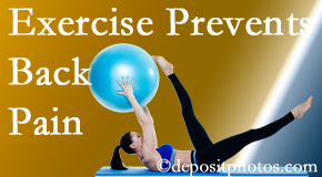 Most Chiropractic Clinic encourages Murfreesboro back pain prevention with exercise.