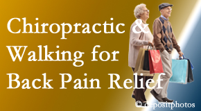 Most Chiropractic Clinic encourages walking for back pain relief along with chiropractic treatment to maximize distance walked.