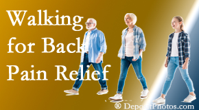 Most Chiropractic Clinic often recommends walking for Murfreesboro back pain sufferers.