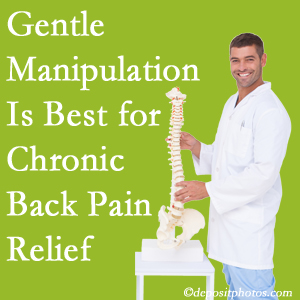 Gentle Murfreesboro chiropractic treatment of chronic low back pain is best. 