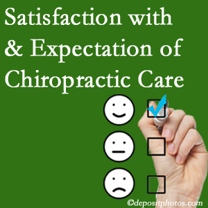 Murfreesboro chiropractic care provides patient satisfaction and meets patient expectations of pain relief.