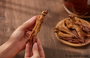 Murfreesboro chiropractic nutrition tip: image  of red ginseng for anti-aging and anti-inflammatory pain