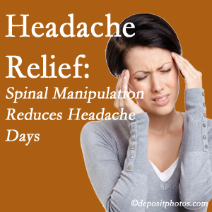 Murfreesboro chiropractic care at Most Chiropractic Clinic may reduce headache days each month.