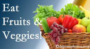 Most Chiropractic Clinic urges Murfreesboro chiropractic patients to eat fruits and vegetables to reduce inflammation and potentially live longer.