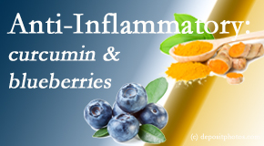 Most Chiropractic Clinic presents recent studies touting the anti-inflammatory benefits of curcumin and blueberries. 