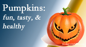 Most Chiropractic Clinic appreciates the pumpkin for its decorative and nutritional benefits especially the anti-inflammatory and antioxidant!