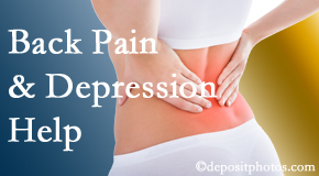 Murfreesboro depression that accompanies chronic back pain often resolves with our chiropractic treatment plan’s Cox® Technic Flexion Distraction and Decompression.