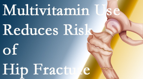 Most Chiropractic Clinic shares new research that shows a reduction in hip fracture by those taking multivitamins.