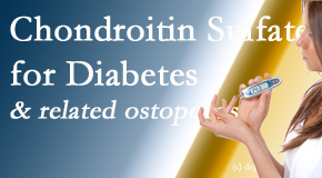 Most Chiropractic Clinic shares new info on the benefits of chondroitin sulfate for diabetes management of its inflammatory and osteoporotic aspects.