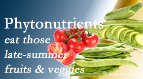 Most Chiropractic Clinic shares research on the benefits of phytonutrient-filled fruits and vegetables. 