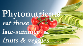 Most Chiropractic Clinic shares research on the benefits of phytonutrient-filled fruits and vegetables. 