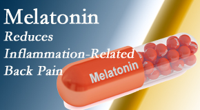 Most Chiropractic Clinic shares new findings that melatonin interrupts the inflammatory process in disc degeneration that causes back pain.
