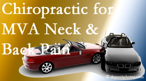 Most Chiropractic Clinic provides gentle relieving Cox Technic to help heal neck pain after an MVA car accident.