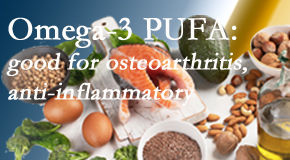 Most Chiropractic Clinic treats pain – back pain, neck pain, extremity pain – often linked to the degenerative processes associated with osteoarthritis for which fatty oils – omega 3 PUFAs – help. 