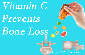  Most Chiropractic Clinic may suggest vitamin C to patients at risk of bone loss as it helps prevent bone loss.