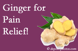 Murfreesboro chronic pain and osteoarthritis pain patients will want to look in to ginger for its many varied benefits not least of which is pain reduction. 