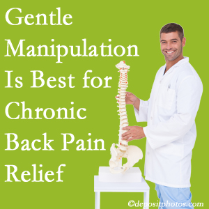 Gentle Murfreesboro chiropractic treatment of chronic low back pain is best.