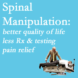 The Murfreesboro chiropractic care provides spinal manipulation which research is describing as beneficial for pain relief, improved quality of life, and decreased risk of prescription medication use and excess testing.