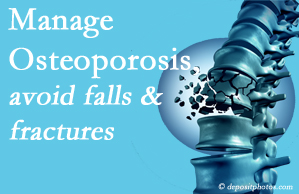 Most Chiropractic Clinic presents information on the benefit of managing osteoporosis to avoid falls and fractures as well tips on how to do that.