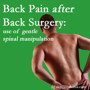 image of a Murfreesboro spinal manipulation for back pain after back surgery