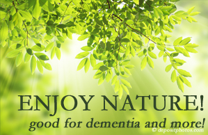 Most Chiropractic Clinic encourages our chiropractic patients to get out in nature! Interacting with nature is good for young and old alike, inspires independence, pleasure, and for dementia sufferers quite possibly even memory-triggering.
